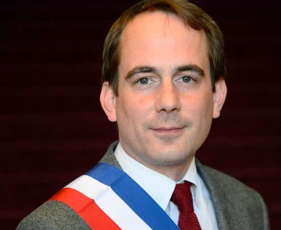 Patrice Bessac, maire de Montreuil. BERTRAND GUAY / AFP
