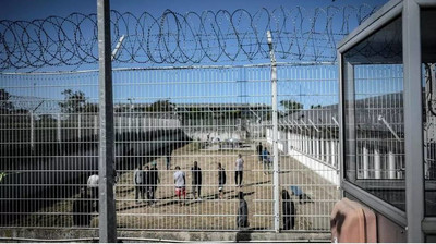  Dans le centre de rétention administrative de Vincennes, à l'est de Paris, le 18 septembre 2019. STEPHANE DE SAKUTIN / AFP 