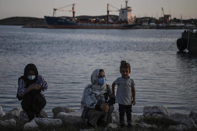 Dans le port of Lavrio (Grèce), le 29 septembre 2020. LOUISA GOULIAMAKI / AFP