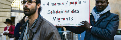 « La loi asile et immigration, dans sa forme actuelle, n’est pas constitutionnelle. C’est la honte ÿ! » Anne-Christine Poujoulat/AFP 