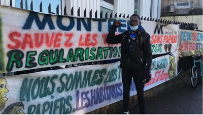 Kandé Touré vit sans papiers en France depuis 19 ans. Crédit : InfoMigrants
